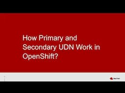 Introduction to UserDefinedNetwork(UDN)