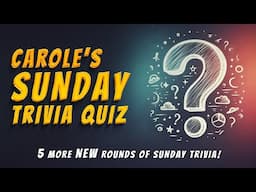 Can You Beat This 5 Round Sunday Trivia Challenge?