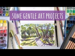 Some Easy & Gentle Art Projects, Following Surgery: 'Splodge & Scribbles', Art Studies, Doodling