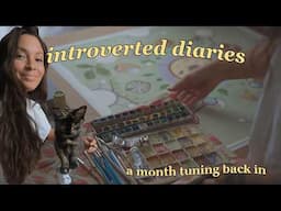 painting & getting existential | A Month Hibernating