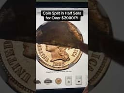 $2,000 Coin SPLIT IN HALF? 1888 Three Cent Nickel Coin Error Worth MONEY #rarecoins #coinerrors