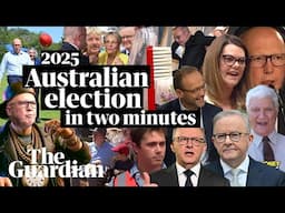 The most memorable moments of the 2025 Australian federal election, in two minutes