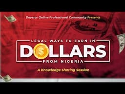 Legal Ways To Earn in Dollars From Nigeria - Part 5