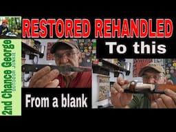 Restoring a Classic Imperial Fisherman's Knife, New wood handle and clean up