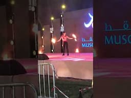 FireDancer Super Galing 😳 #muscatfestival #muscatvlog #flowerfestival