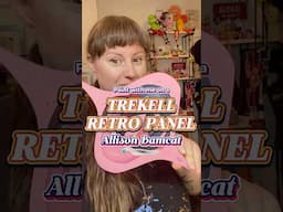 Watch Allison Bamcat Transform This Retro Panel 💥 #paintingtechniques #artshorts #trekell