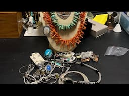Vintage Jewelry Haul !  Jewelry sterling Jewelry! Native American jewelry