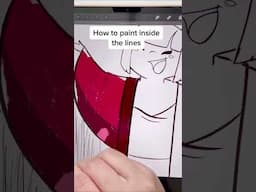 Procreate paint inside lines