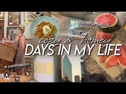 DAYS IN MY LIFE | I have to confess this, house projects, date night, & getting kitchen reno samples