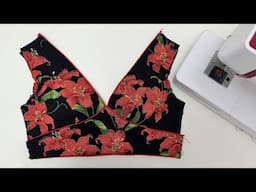 Very Easy Princess Cut Blouse Design ❤️ Pattern Making, Cutting and Stitching