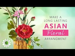 Asian Flowers Floral Arrangement For Cakes & Clay Crafts