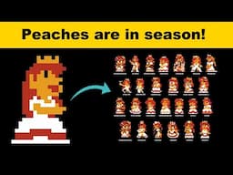 The Princess Peach Redraw Phenomenon of 2024 | Pixel Art Timelapse