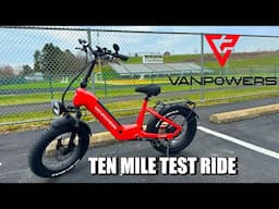 10 Mile Test Ride and Hill Climb on the Vanpowers Cycanon