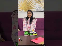 She Made a Father's Day Card… But the Hug at the End Melted Everyone 💛🥹 | #Shorts
