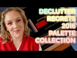 DECLUTTER REGRETS // Do I regret decluttering my 2016 eyeshadow palette collection?
