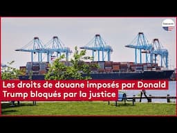 Les droits de douane imposés par Donald Trump bloqués par la justice