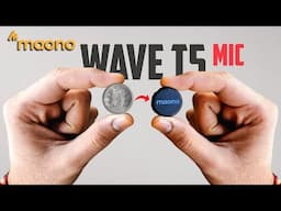 MAONO  Wave T5 Wireless Microphone | Maono Wave T5 AI Lavalier Mic Unboxing & Test 2025 | Telugu