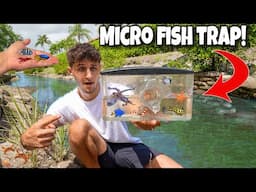 MICRO FISH TRAP Catches MICRO AQUARIUM FISH!!