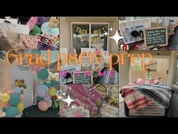 HOMESCHOOL GRADUATION PARTY PREP W ME||IDEAS AND DETAILS TO MAKE IT SPECIAL 💚🎓