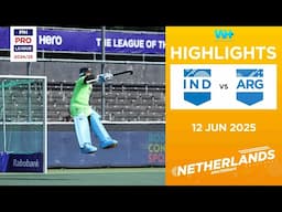 FIH Hockey Pro League 2024-25 Highlights: India vs Argentina (M) | Match 2