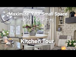 Maximize Your Tiny Kitchen Space With These Decor Tips! | Kitchen Tour