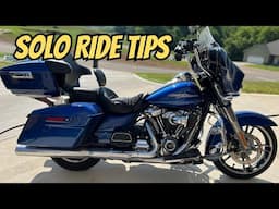 Solo Long Trips On A Motorcycle