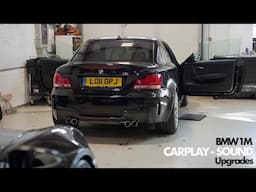Incredible BMW 1M now with CARPLAY ANDROID AUTO and a DIGITAL AUDIO SYSTEM