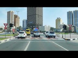Sharjah City | Scenic Drive Along the Corniche to Al Yarmook 17-2-2025