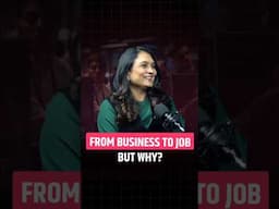 Why from business to job? 🤔🤔 #dipalpatrawala #business #job #challenge