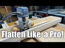 Build Your Own Slab Flattening Jig/Router Sled: Game changer for all Woodworkers!