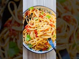 Cherry Tomatoes Garlic Noodles : Best Pasta Recipe Shorts || #shorts #shortvideo