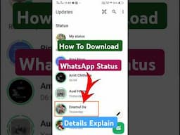 kisi ka vi status kaise download karen | Whatsapp status download kaise kare |