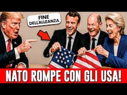 GLI USA PERDONO IL CONTROLLO NELLA NATO: L'EUROPA SI DISTANZIA DALLA NUOVA ERA MILITARE!