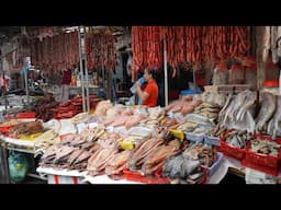 Authentic Cambodia Traditional Khmer Market In Chbar Ampov -  Exploring Vegetable Khmer Market