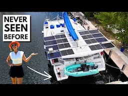 6,000+ WATT OF POWER 🤯 2023 Royal Cape 530 Sailing Catamaran Yacht Tour (4K)