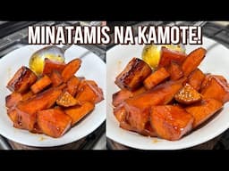 NO OIL! MINATAMIS NA KAMOTE! | Precy Meteor