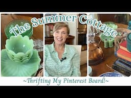 FRENCH COUNTRY SUMMER DECOR INSPIRATION ~ THRIFTING FOR THE SUMMER COTTAGE  ~ RELATIVELY REFINED
