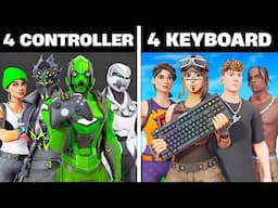 4 Controller Players VS 4 Keyboard Players