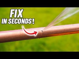 How To STOP Home Pipe Leaks In SECONDS! BLEW MY MIND!