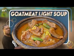 How to Make Ghanaian Goat Meat Light Soup 🥘 + Market Experience! 🇬🇭🔥