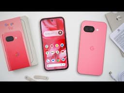 Google Pixel 9a Unboxing, Hands-On & First Impressions! (Peony Pink)