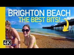 Brighton Beach, UK | Raw & Unfiltered Walking Tour in 4k