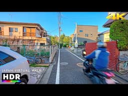 Tokyo Sunset to Night Walk in Suburban Hamadayama, Japan • 4K HDR