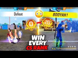 How To Win Every CS RANK in Free Fire☠️🔥 Pro Tips And Tricks + Strategy || FireEyes Gaming