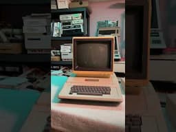 Vintage Apple II Plus Runs a Sine Wave Program #shorts #retro #apple