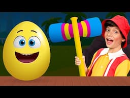 Surprise Eggs X Zoo Animals | Wheels on the Bus Animal Song | BabyBillion Rhymes