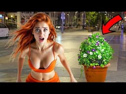 BUSHMAN PRANK: VERY EPIC SCARES IN CENTRAL MADRID !!