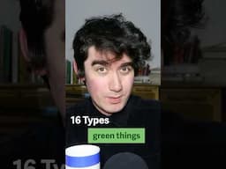 16 Types as Green Things... #shorts