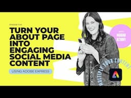 Turn Your About Page Into Engaging Instagram Content Using Adobe Express | Multiply Your Content