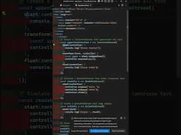 Create Transform web stream to convert chunk to uppdare case